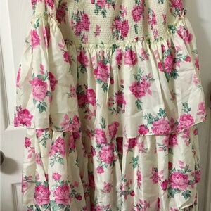 LoveShack Fancy Floral Tiered Dress